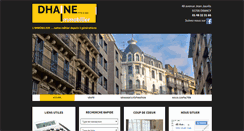 Desktop Screenshot of dhaineimmobilier.com