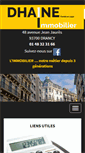 Mobile Screenshot of dhaineimmobilier.com