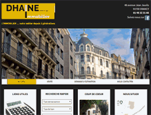 Tablet Screenshot of dhaineimmobilier.com